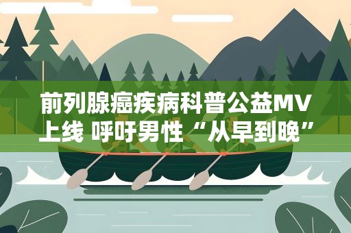 前列腺癌疾病科普公益MV上线 呼吁男性“从早到晚”关爱“生命腺”