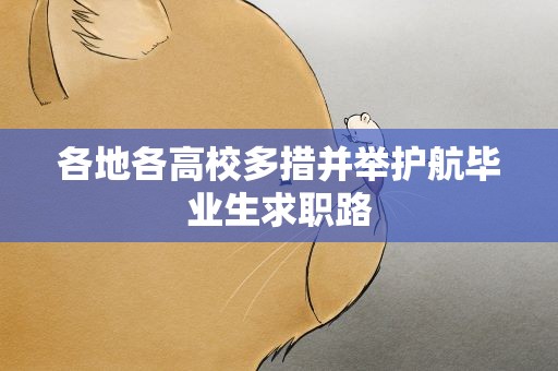各地各高校多措并举护航毕业生求职路