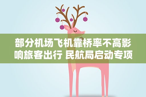 部分机场飞机靠桥率不高影响旅客出行 民航局启动专项整治工作