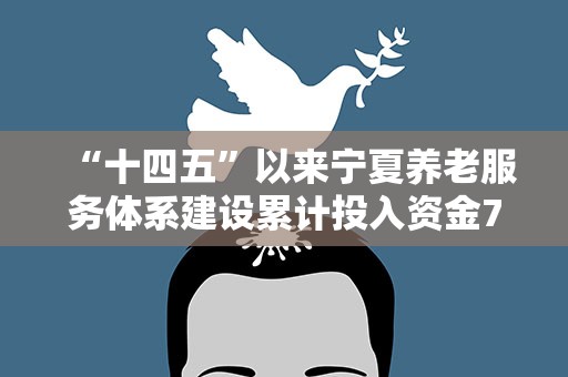 “十四五”以来宁夏养老服务体系建设累计投入资金7.91亿元