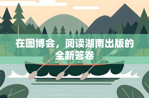 在图博会，阅读湖南出版的全新答卷