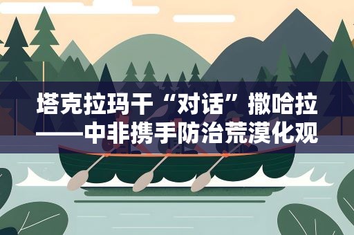 塔克拉玛干“对话”撒哈拉——中非携手防治荒漠化观察