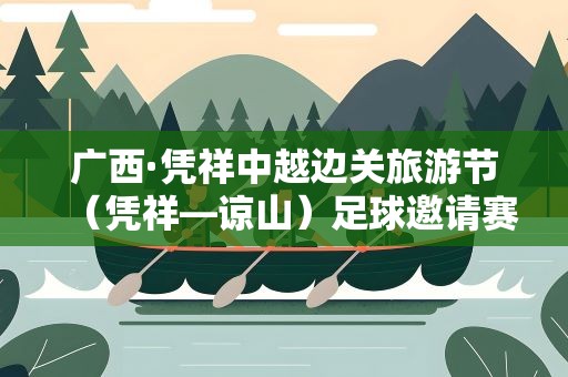 广西·凭祥中越边关旅游节（凭祥—谅山）足球邀请赛开赛