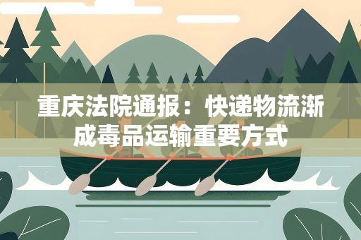 重庆法院通报：快递物流渐成毒品运输重要方式