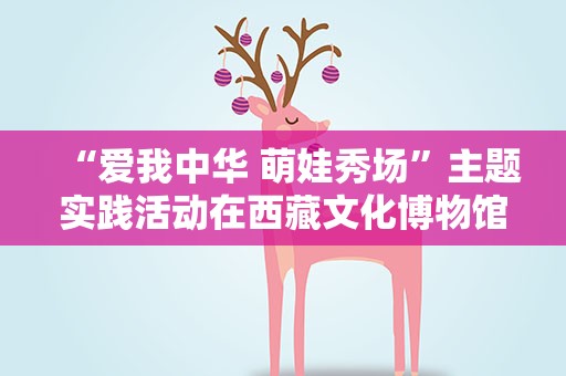 “爱我中华 萌娃秀场”主题实践活动在西藏文化博物馆举行