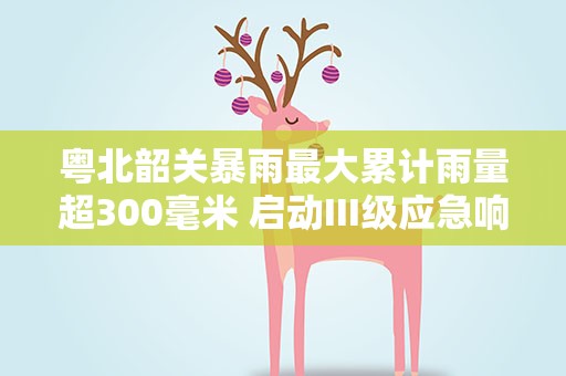 粤北韶关暴雨最大累计雨量超300毫米 启动III级应急响应