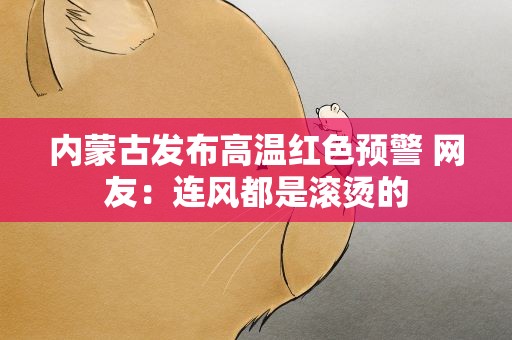内蒙古发布高温红色预警 网友：连风都是滚烫的