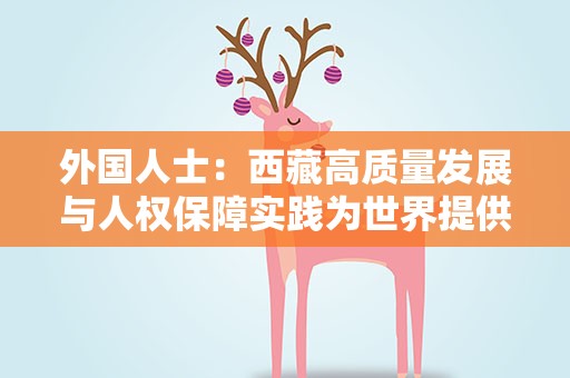 外国人士：西藏高质量发展与人权保障实践为世界提供良好示范
