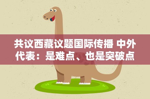 共议西藏议题国际传播 中外代表：是难点、也是突破点