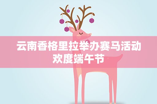 云南香格里拉举办赛马活动欢度端午节