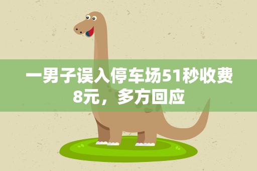 一男子误入停车场51秒收费8元，多方回应