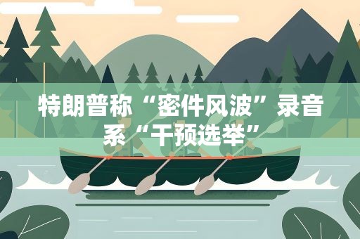 特朗普称“密件风波”录音系“干预选举”