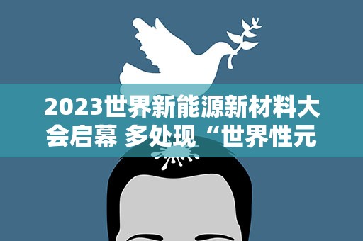 2023世界新能源新材料大会启幕 多处现“世界性元素”