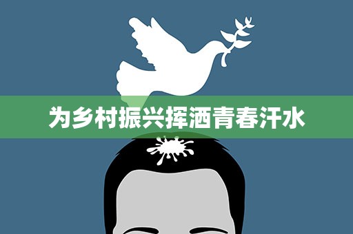 为乡村振兴挥洒青春汗水
