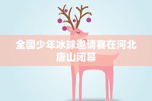 全国少年冰球邀请赛在河北唐山闭幕