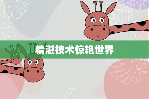 精湛技术惊艳世界