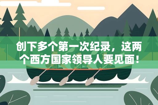 创下多个第一次纪录，这两个西方国家领导人要见面！