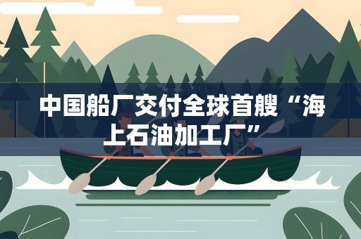 中国船厂交付全球首艘“海上石油加工厂”