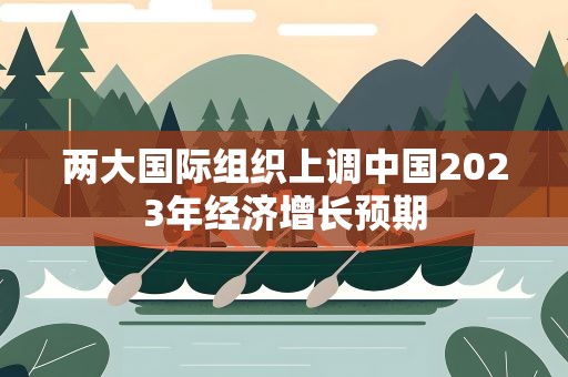 两大国际组织上调中国2023年经济增长预期