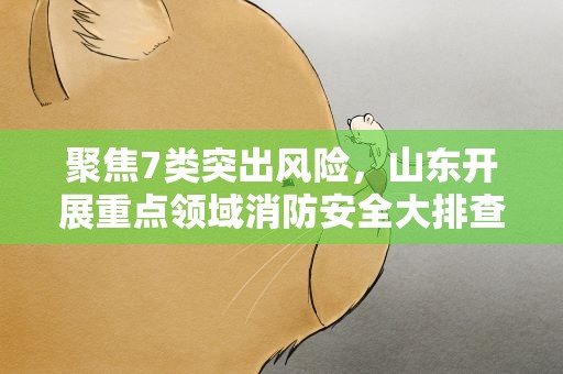 聚焦7类突出风险，山东开展重点领域消防安全大排查大整治严执法专项行动