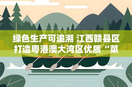 绿色生产可追溯 江西赣县区打造粤港澳大湾区优质“菜篮子”