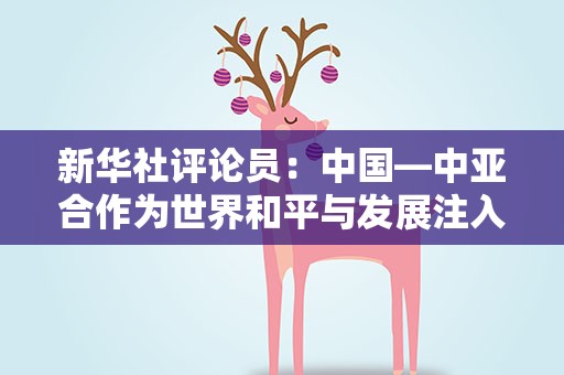 新华社评论员：中国—中亚合作为世界和平与发展注入正能量