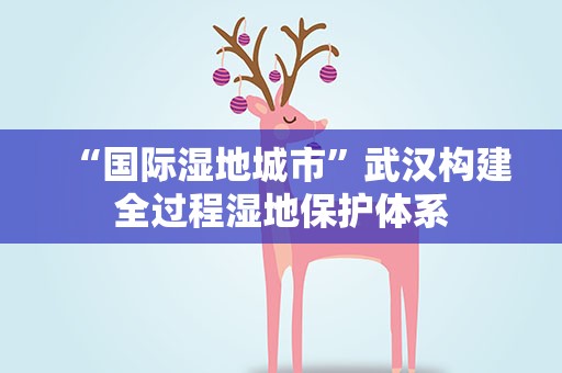 “国际湿地城市”武汉构建全过程湿地保护体系