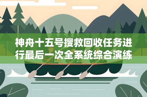 神舟十五号搜救回收任务进行最后一次全系统综合演练 东风着陆场准备就绪迎接航天员回家