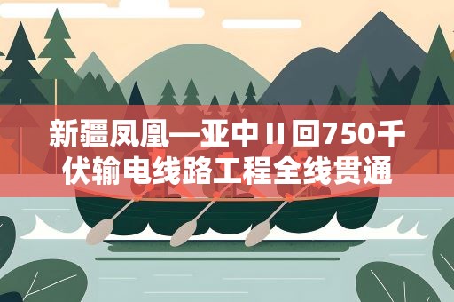 新疆凤凰—亚中Ⅱ回750千伏输电线路工程全线贯通