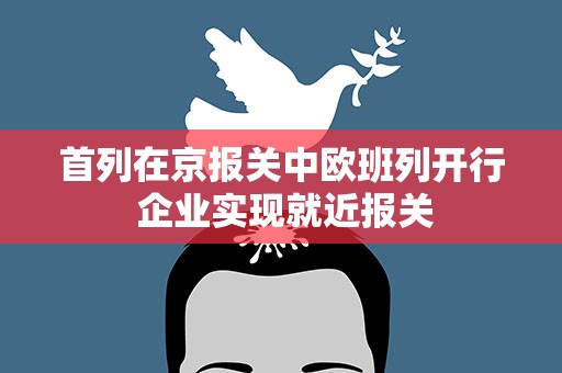 首列在京报关中欧班列开行 企业实现就近报关