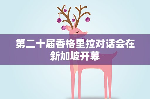 第二十届香格里拉对话会在新加坡开幕