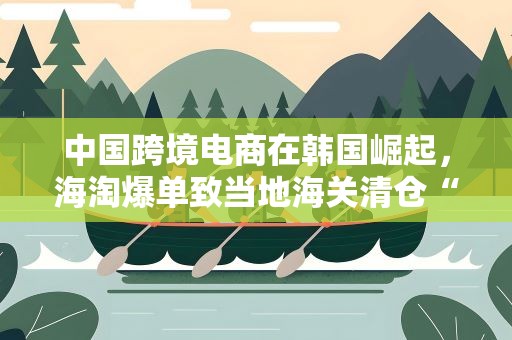 中国跨境电商在韩国崛起，海淘爆单致当地海关清仓“拥堵”