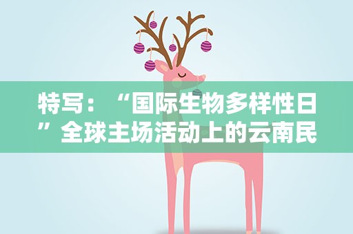 特写：“国际生物多样性日”全球主场活动上的云南民族生态文化