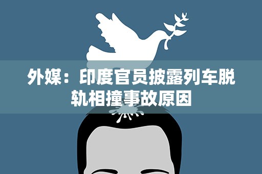外媒：印度官员披露列车脱轨相撞事故原因