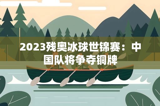 2023残奥冰球世锦赛：中国队将争夺铜牌