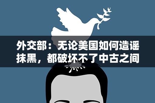 外交部：无论美国如何造谣抹黑，都破坏不了中古之间的真诚友谊