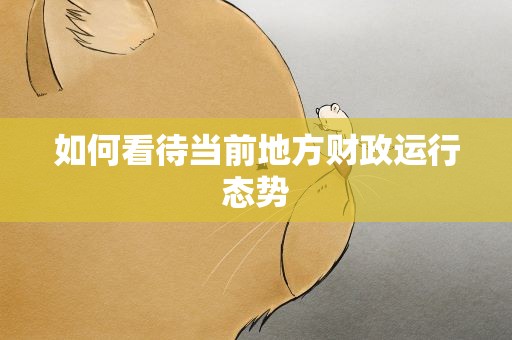 如何看待当前地方财政运行态势