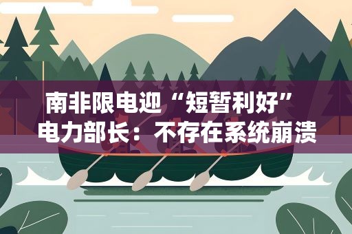 南非限电迎“短暂利好” 电力部长：不存在系统崩溃风险