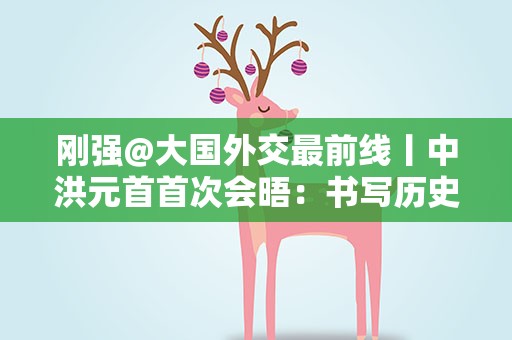 刚强@大国外交最前线丨中洪元首首次会晤：书写历史 建立友谊 增进互信