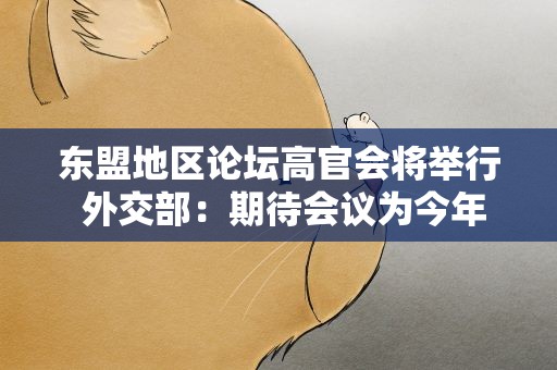东盟地区论坛高官会将举行 外交部：期待会议为今年论坛外长会积累成果