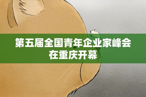 第五届全国青年企业家峰会在重庆开幕