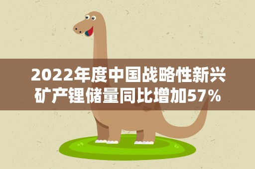 2022年度中国战略性新兴矿产锂储量同比增加57%