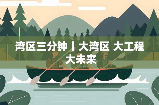 湾区三分钟丨大湾区 大工程 大未来