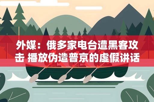 外媒：俄多家电台遭黑客攻击 播放伪造普京的虚假讲话