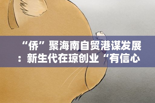 “侨”聚海南自贸港谋发展：新生代在琼创业“有信心”