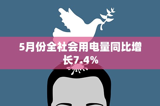 5月份全社会用电量同比增长7.4%