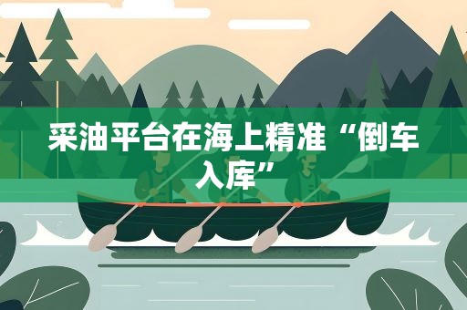 采油平台在海上精准“倒车入库”